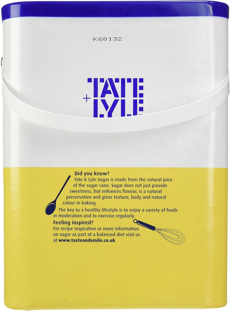 Tate & Lyle Pure Cane Caster Sugar Resealable Tub 3kg