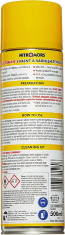 Nitromors Craftsman Aerosol Paint Stripper | 1 x 500ml Spray
