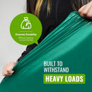 Ecobag 10 - Pack Extra Strong Heavy Duty Garden Sacks, 100L Recyclable Refuse Bags