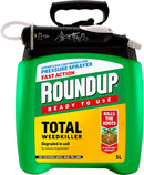Roundup Multi Pack | 2 x 5 Litre | Ready to Use | 1 x 5L Pump & Go and 1 x 5L Refill
