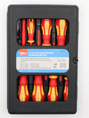 Hilka 34489008 Electricians Screwdriver Set (8-Piece),Black