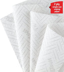 WypAll L20 Cleaning and Maintenance Wiping Paper 7278 - 2 Ply Centrefeed Rolls - 6 Rolls x 400 White Paper Wipers (2,400 Total)