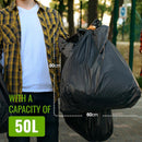 Ecobag Heavy Duty Bin Bags | Capacity 50L | 35 Microns | 1 x 50 Pack