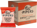 Pipers Gluten-Free Biggleswade Sweet Chilli Crisps Multi-Pack | 24 x 40g