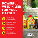 Doff Advanced Concentrated Weedkiller | Kills Deep Rooted Weeds | 1 Litre