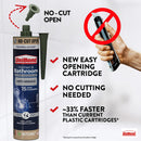 UniBond Kitchen and Bathroom Mould-Resistant, Translucent Silicone Sealant | 1 x 280ml Cartridge