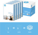 HP Printer Paper, Office A4 Paper, 210x297mm, 80gsm, 5 Ream Carton, 2500 Sheets - FSC Certified Copy Paper