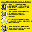 Kilrock All Coffee machine Descaler and Cleaner | 2 x 150ml Bottles