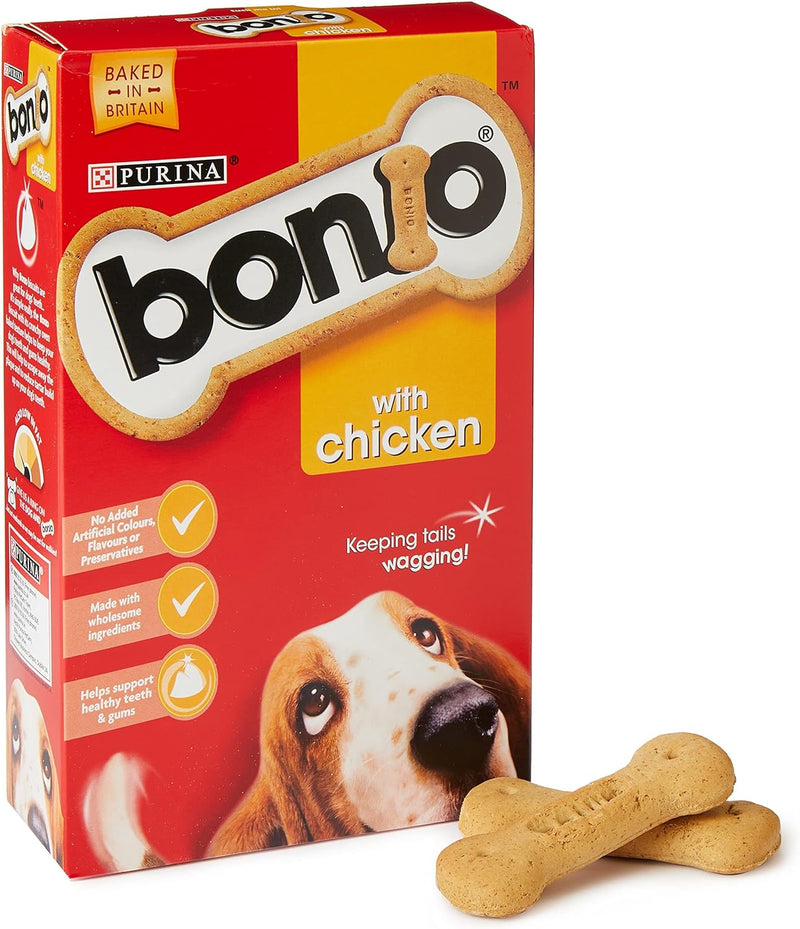 Bonio Dog Treats Chicken Biscuits 650g
