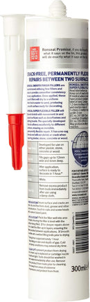 Ronseal 36560 Smooth Finish Super Flexible Filler Cartidge 300 Ml