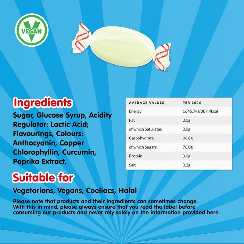 Swizzels Crystal Fruits 3kg | Bulk Bag Boiled Fruit Sweets