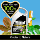 Weedol Tough Weed Control Sprayer | 3 Litre | Ready to Use | Kills and Prevents Regrowth