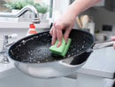 Addis Fairy Originals Non Scratch General Dual Sponge Scourer With Crystals, Pack Of 2, Green