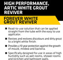 Everbuild Forever White Grout Reviver with Mould Shield, Arctic White, 200 ml
