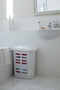 Addis White Linen Laundry Hamper 60 Litre