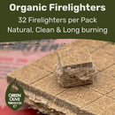Olive Organic Firelighters 32Pk
