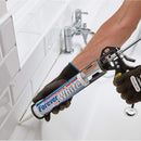 Everbuild Forever Ivory Anti-Mould Silicone Sealant  Ivory | 295ml