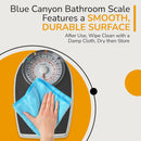 Blue Canyon Doctor Style Bathroom Scales 130Kg Max Capacity Black