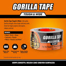 Gorilla Tape Tough & Wide 73mm x 27m Black | For the Toughest of Jobs | 27m long