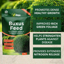 Vitax Buxus Feed  | Extended Nitrogen Release, Promotes Healthy Growth: 1Kg Pouch