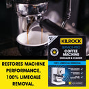 Kilrock All Coffee machine Descaler and Cleaner | 2 x 150ml Bottles