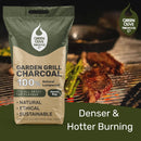 The Green Olive Firewood Garden Grill BBQ Charcoal | Cooking on Charcoal Barbecues |  3kg Bag