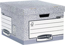 Bankers Box Storage Box Grey Standard (Pack of 10) 00810-FF