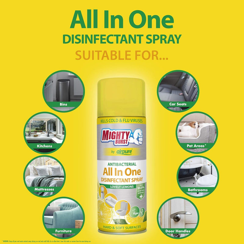 Airpure All In One Citrus Zing Disinfectant Spray 450ml