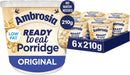 Ambrosia Original Ready-to-Eat Porridge Pots | 6 x 210g