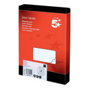 5 Star Multipurpose Labels Laser Copier Inkjet 63.5x38.1mm White (Pack of 5250) 909345