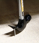 Rolson 10339 16 oz Claw Hammer Tubular Steel, Silver Black