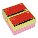 5 Star Re-Move Sticky Notes Repositionable 76x127mm Assorted Neon (Pack of 12) 912998