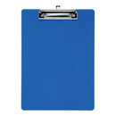 5 Star Clipboard Solid Plastic with Rounded Corners A4 Blue 913713