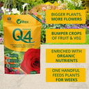 Vitax Q4 Pelleted All Purpose Plant Food 900g (pouch)
