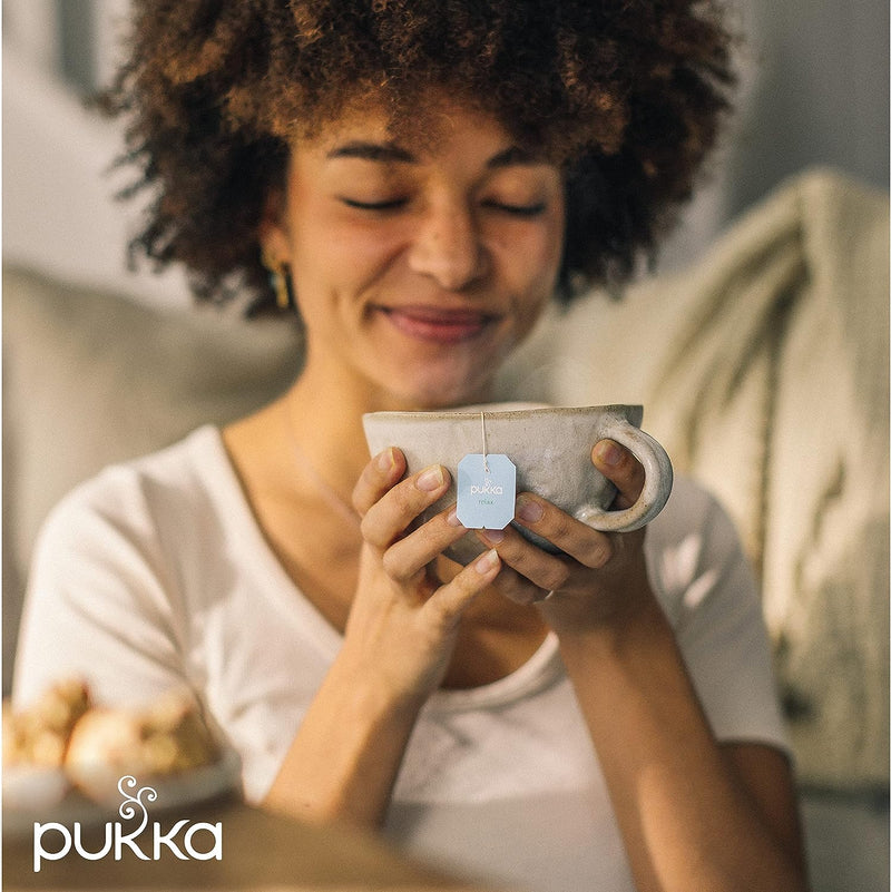 Pukka Tea Relax Individually Wrapped Enveloped Tea 20's