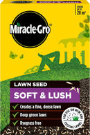 Miracle-Gro Soft & Lush Lawn Seed | Coverage 28m2 / 840g Box.