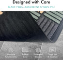 Scrape Sorb Premium Doormat | Parquet Multi | 45 x 60cm | Durable Nylon Pile