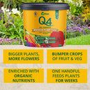 Vitax Q4 All Purpose Plant Food 4.5Kg Tub