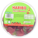 Haribo Giant Strawberries 1kg Drum