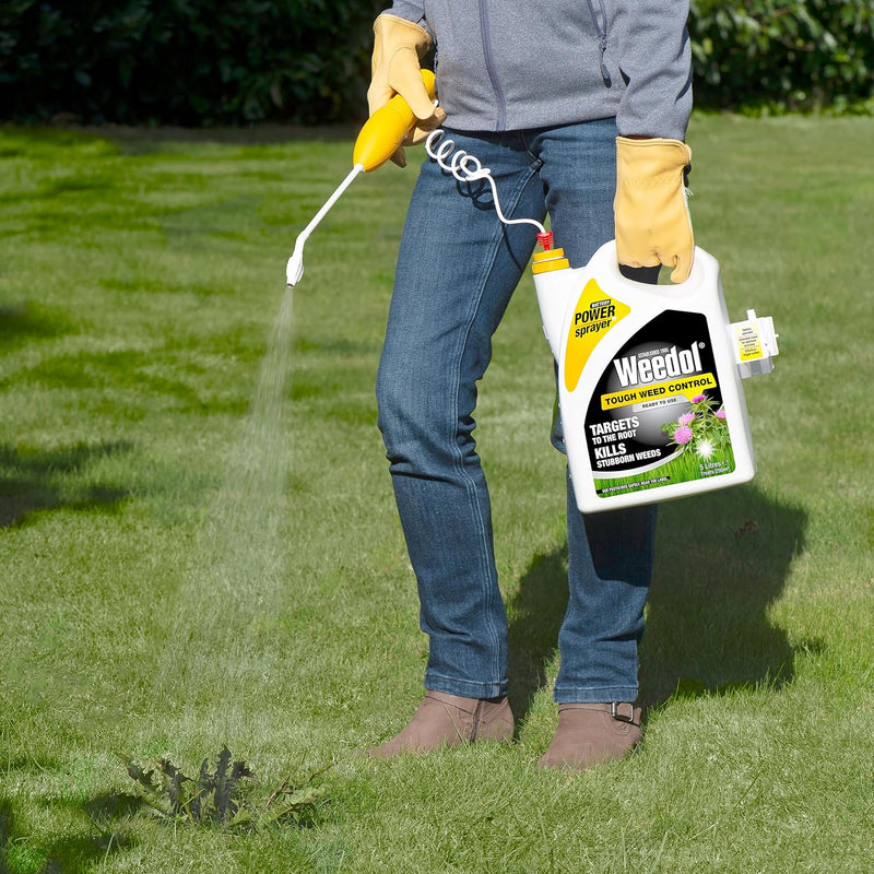 Weedol Tough Weed Control Sprayer | 5 Litre | Ready to Use | Kills and Prevents Regrowth