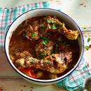 Falcon Enamel Round Roaster Oven Roasting Baking Casserole Dish White 20cm Tin Tray Hot Pan