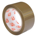 5 Star Packaging Tape Low Noise Polypropylene Buff 48mmx66m (Pack of 6) 924231