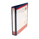 5 Star 4D-Ring Presentation Ring Binder A4 Polypropylene 25mm Blue (Pack of 10) 933015