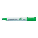 5 Star Highlighter Chisel Tip 1-5mm Line Green (Pack of 10) 938055