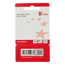 5 Star Standard Index Flags 25x45mm 50 Flags per Pad Red 938203