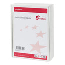 5 Star Multipurpose Labels Laser Copier Inkjet 64x38mm White (Pack of 10500) 940457