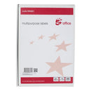 5 Star Multipurpose Labels Laser Copier Inkjet 200x288mm White (Pack of 500) 940461