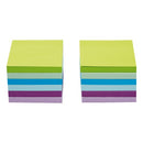5 Star Sticky Notes Repositionable 76x76mm Neon/Pastel (Pack of 12) 940562