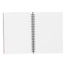 5 Star Wirebound Hardback Notebook Ruled A5 140 Page Berry (Pack of 5) 943445