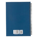 5 Star Wirebound Hardback Notebook Ruled A5 140 Page Indigo (Pack of 5) 943458